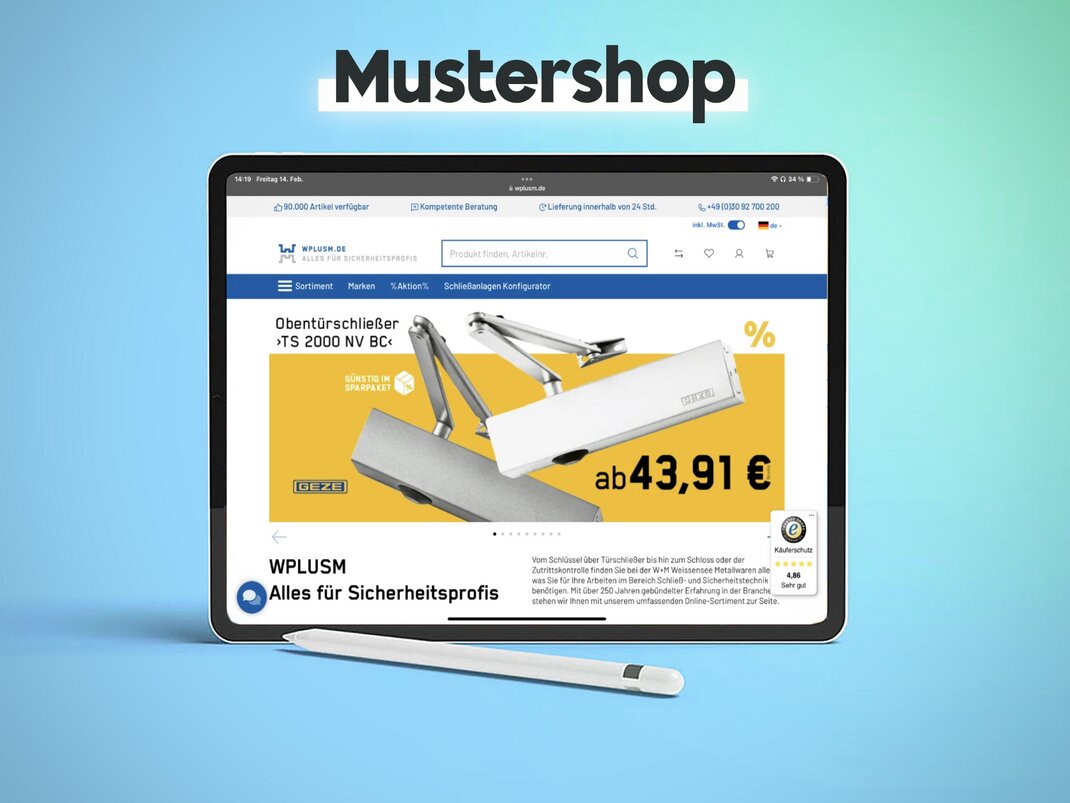 wplusm Mustershop